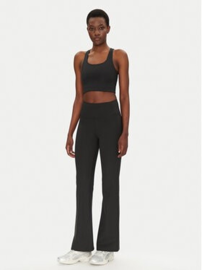 Girlfriend Collective Legginsy Rib Flare 4038RIB Czarny Slim Fit