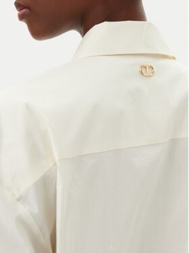 TWINSET Koszula 251TT2093 Écru Loose Fit