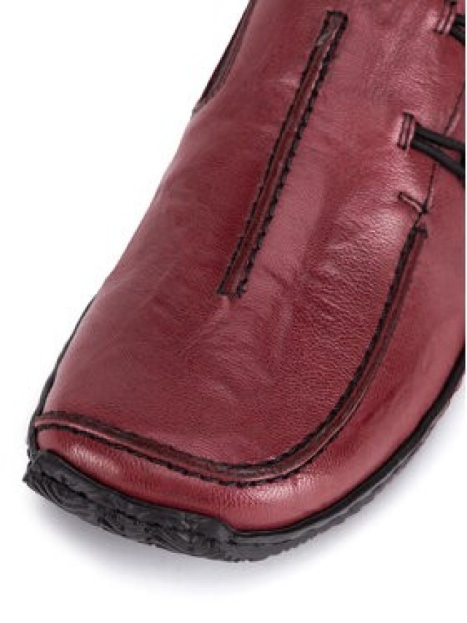 Rieker Półbuty L1751-35 Bordowy