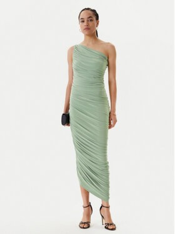 NORMA KAMALI Sukienka koktajlowa KK1253PL287835 Zielony Slim Fit