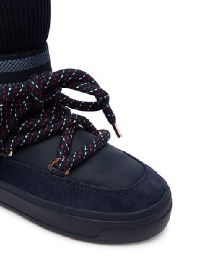 Tommy Hilfiger Śniegowce Tommytech Rwb Snowboot Warm FW0FW09163 Granatowy