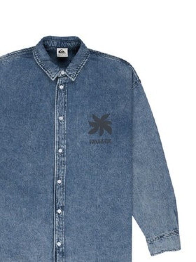 Quiksilver Koszula jeansowa Rahmat EQWWT03150 Niebieski Regular Fit