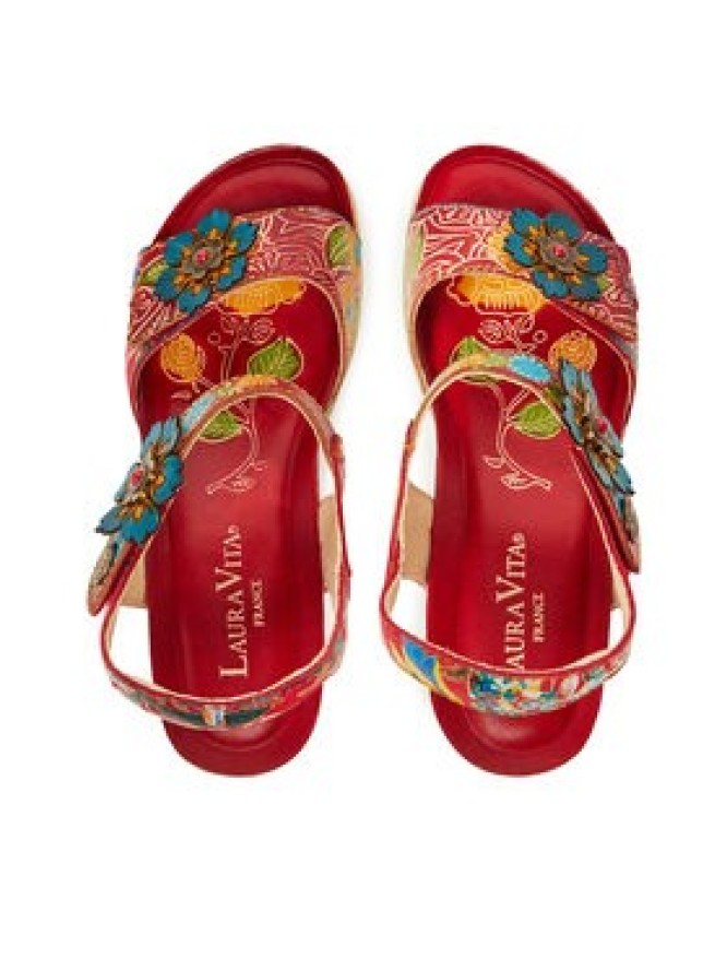 Laura Vita Sandały Bonito 13 Czerwony