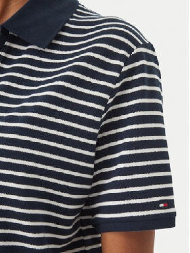 Tommy Hilfiger Polo WW0WW48720 Granatowy Relaxed Fit