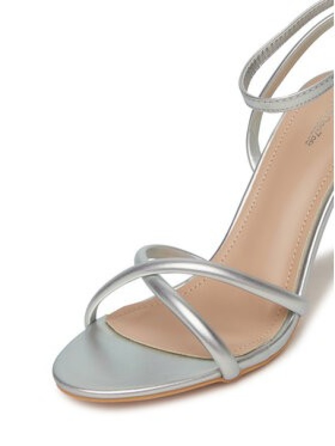 DeeZee Sandały F89725-61 Srebrny