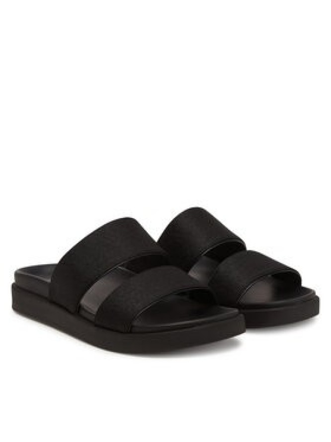 Calvin Klein Klapki Flat Slide Jacq HW0HW02487 Czarny