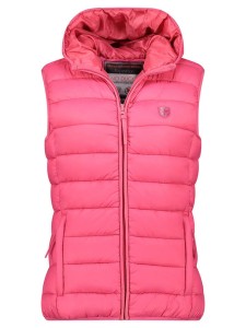 Geographical Norway Kamizelka pikowana "Vatikotal" w kolorze różowym rozmiar: XXL