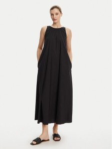 Max Mara Beachwear Sukienka letnia Romea 2516221019 Czarny Relaxed Fit