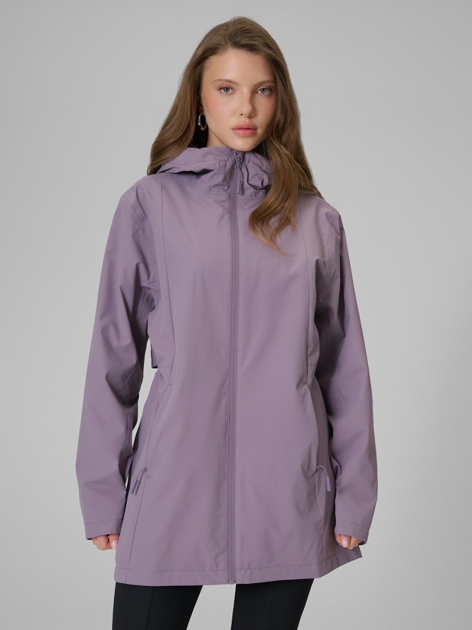 4F Parka przejściowa membrana 5000 damska - fioletowa XL