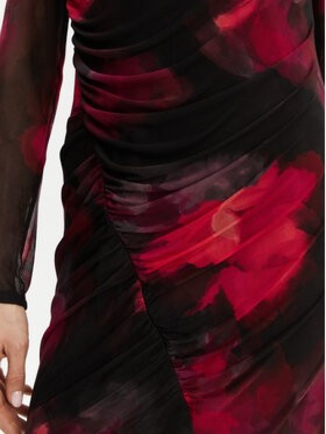 DKNY Sukienka koktajlowa DD4KU42A Czarny Slim Fit