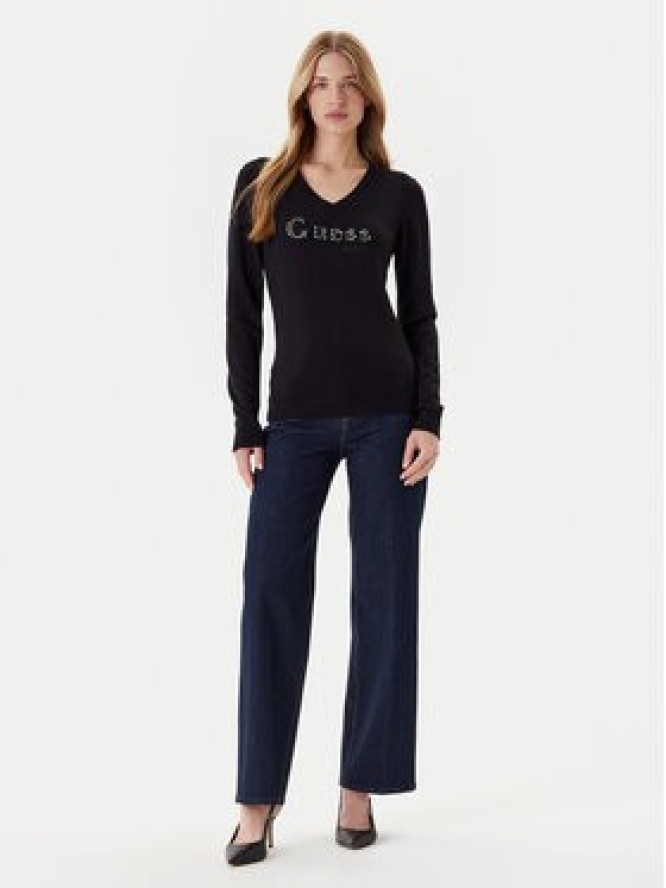 Guess Sweter W5YR24 Z2NQ2 Czarny Regular Fit
