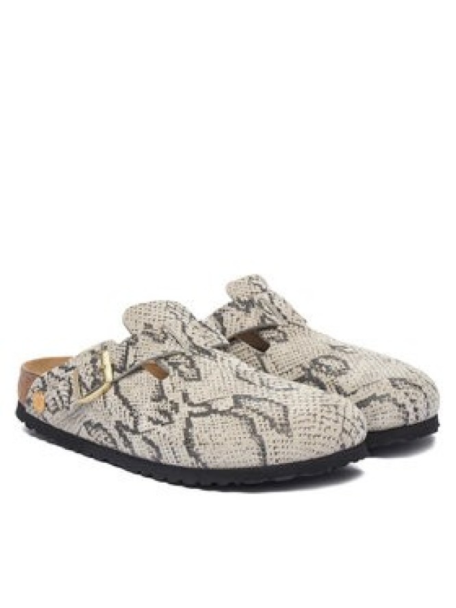 Birkenstock Klapki Boston 1033086 Kremowy