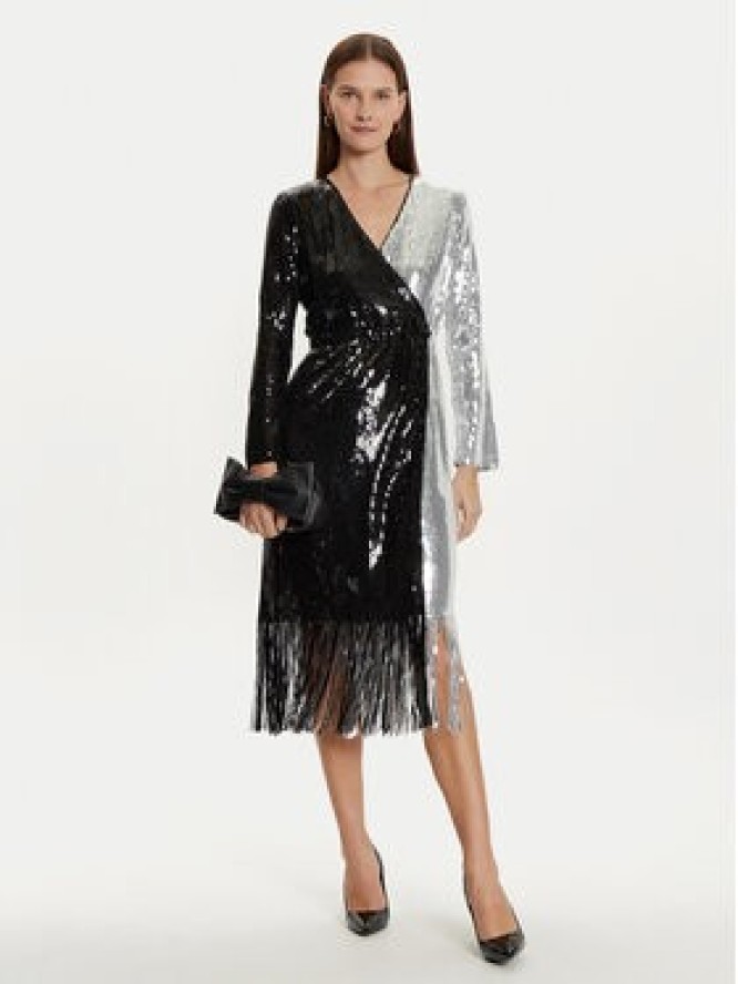 YAS Sukienka koktajlowa Tio 26035387 Czarny Regular Fit