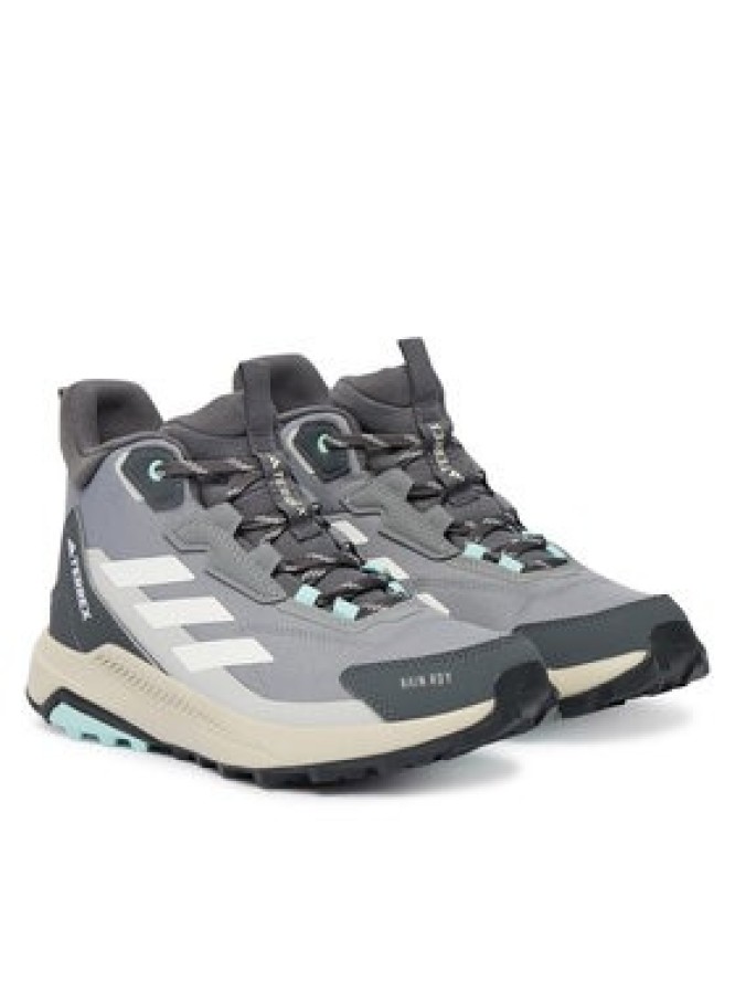 adidas Trekkingi Terrex Anylander Mid Rain.Rdy Hiking Shoes JR6600 Szary