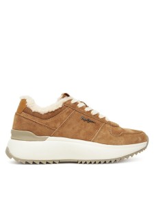 Pepe Jeans Sneakersy Kimi Block W PLS600022 Brązowy