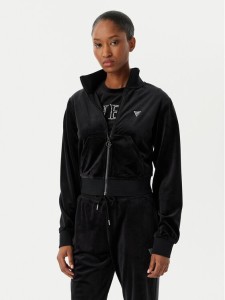 Guess Bluza V3BQ22 K0232 Czarny Regular Fit