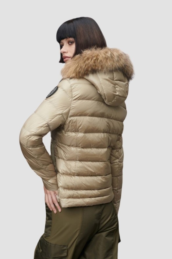 BLAUER Beżowa damska kurtka Arcadia Short Jackets, Rozmiar S