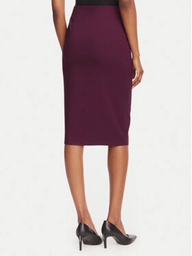 Rinascimento Spódnica ołówkowa CFC0130146003 Bordowy Slim Fit