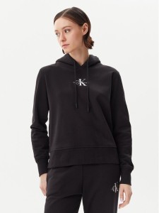 Calvin Klein Jeans Bluza Monologo J20J225358 Czarny Regular Fit