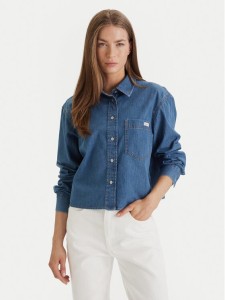 Calvin Klein Jeans Koszula jeansowa New Dad LV047F790G Niebieski Regular Fit