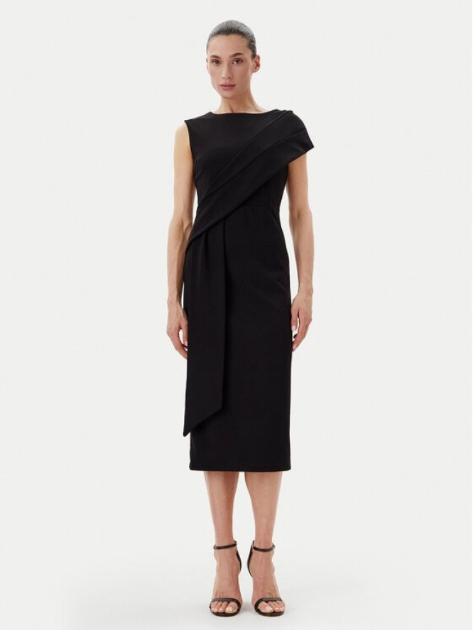 Rinascimento Sukienka koktajlowa CFC0019923002 Czarny Regular Fit