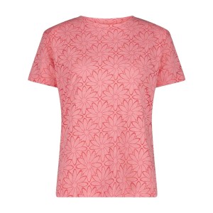Koszulka t-shirty z wyblakłym nadrukiem kwiatowym damska CMP