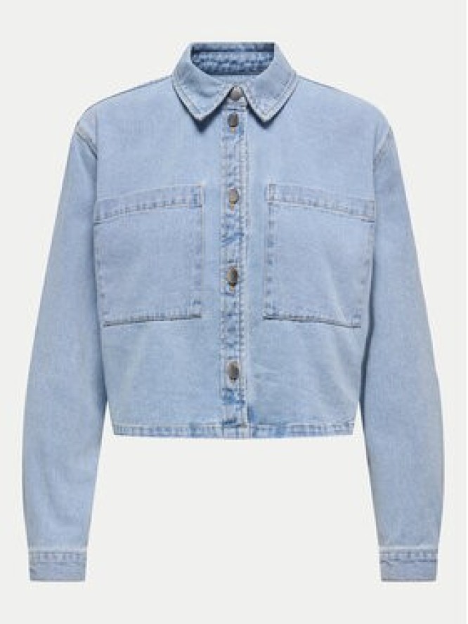 JDY Kurtka jeansowa Marly 15338847 Błękitny Oversize