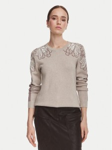 Liu Jo Sport Sweter TF6094 MS49I Szary Regular Fit
