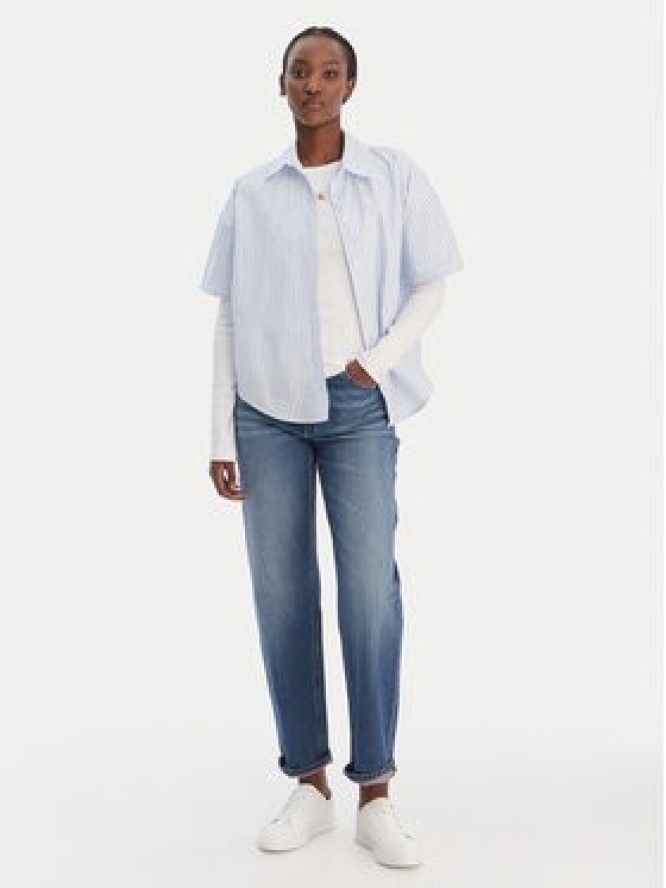 Calvin Klein Jeans Jeansy LV047E907G Niebieski Taper Fit