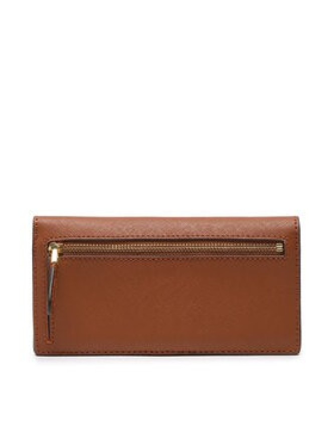 LAUREN RALPH LAUREN Portfel Slim Wallet 432802917010 Brązowy