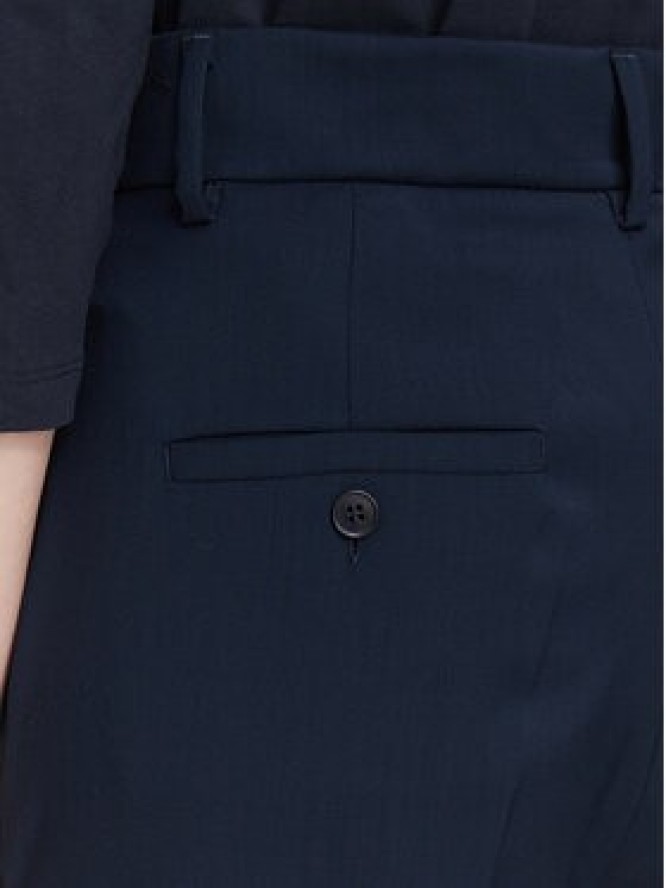 Weekend Max Mara Spodnie materiałowe Visivo 2625136061 Granatowy Regular Fit