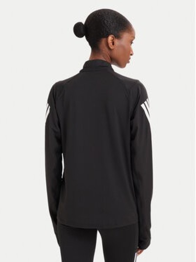 adidas Bluza techniczna Iconic Running JZ5149 Czarny Regular Fit