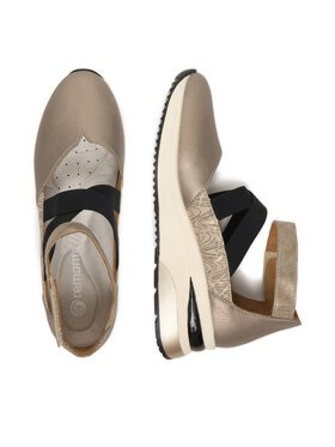 Remonte Półbuty D2411-90 Beżowy