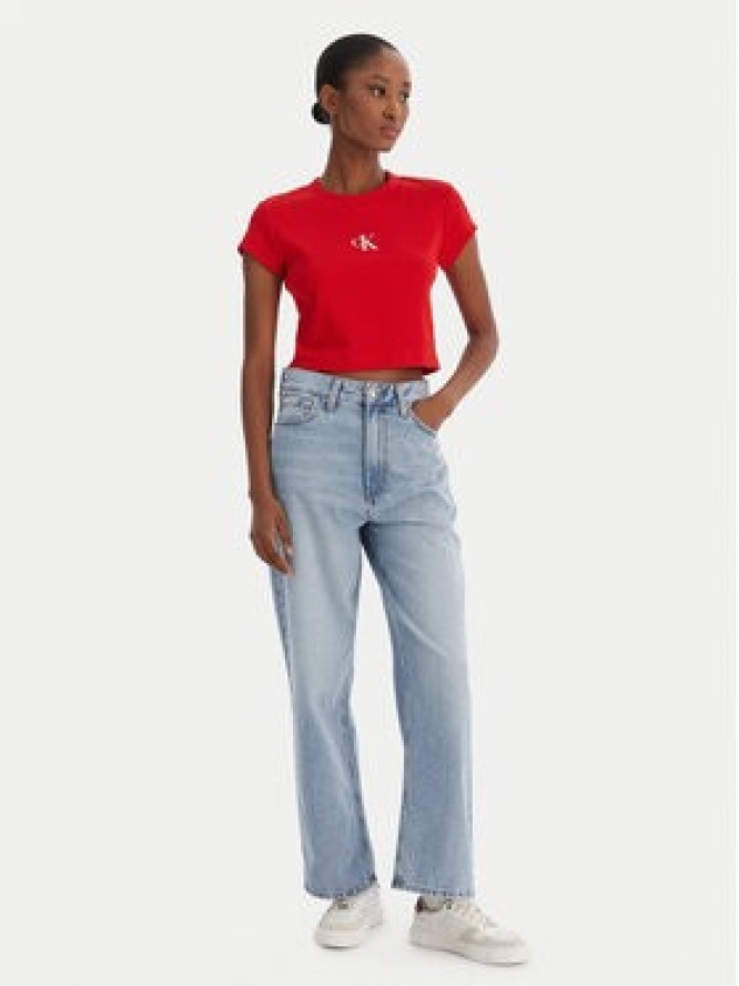 Calvin Klein Jeans Jeansy Eu Barrel LV047E628G Niebieski Regular Fit