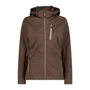 Kurtka wodoodporna z odpinanym kapturem softshell damska CMP