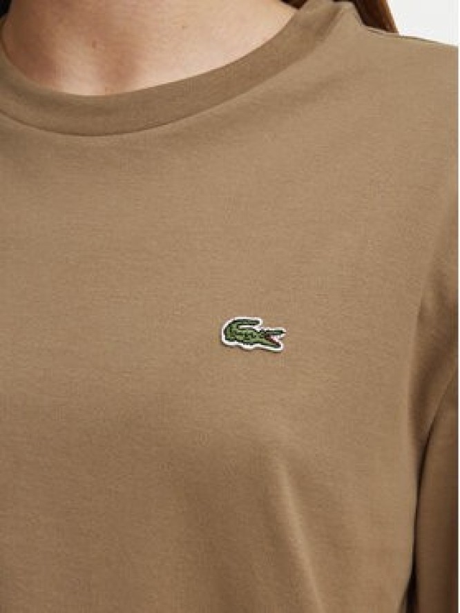 Lacoste T-Shirt TF7215 Brązowy jasny Regular Fit