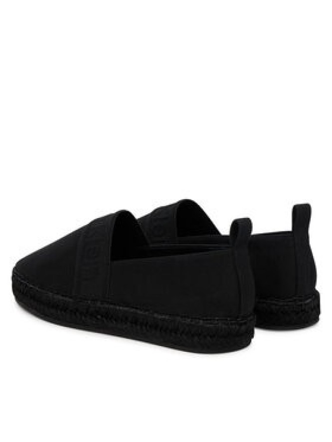 Calvin Klein Espadryle Oblique Espadrille Webbing HW0HW02934 Czarny