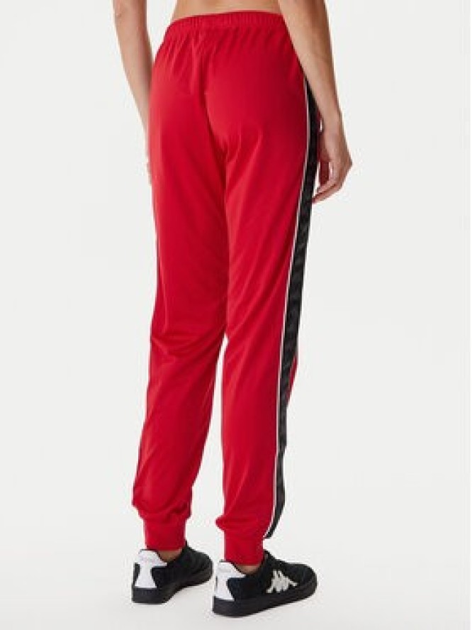 Kappa Spodnie dresowe cz303R5K0 Czerwony Slim Fit