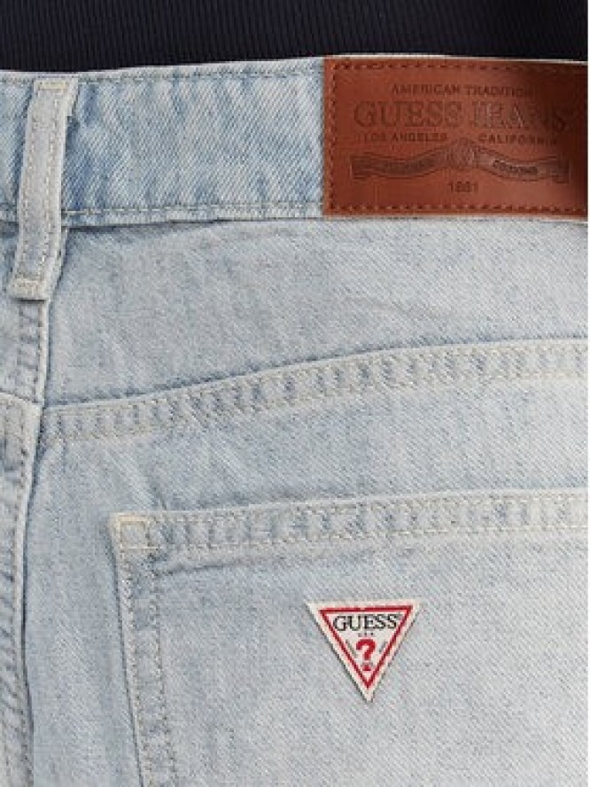 Guess Jeans Jeansy W6GA2T D6534 Niebieski Wide Leg