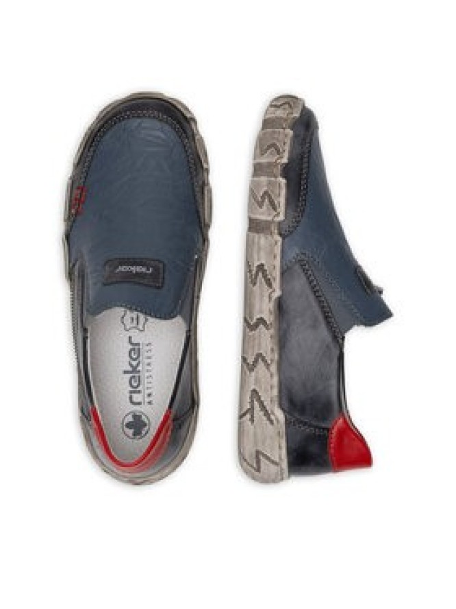 Rieker Półbuty L0359-12 Niebieski