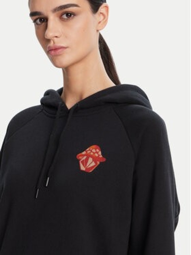 Volcom Bluza Truly Stoked B4112501 Czarny Oversize