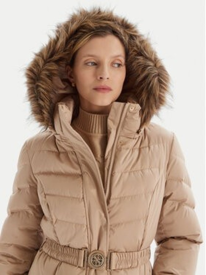 Guess Kurtka puchowa W5BL29 W2802 Beżowy Regular Fit