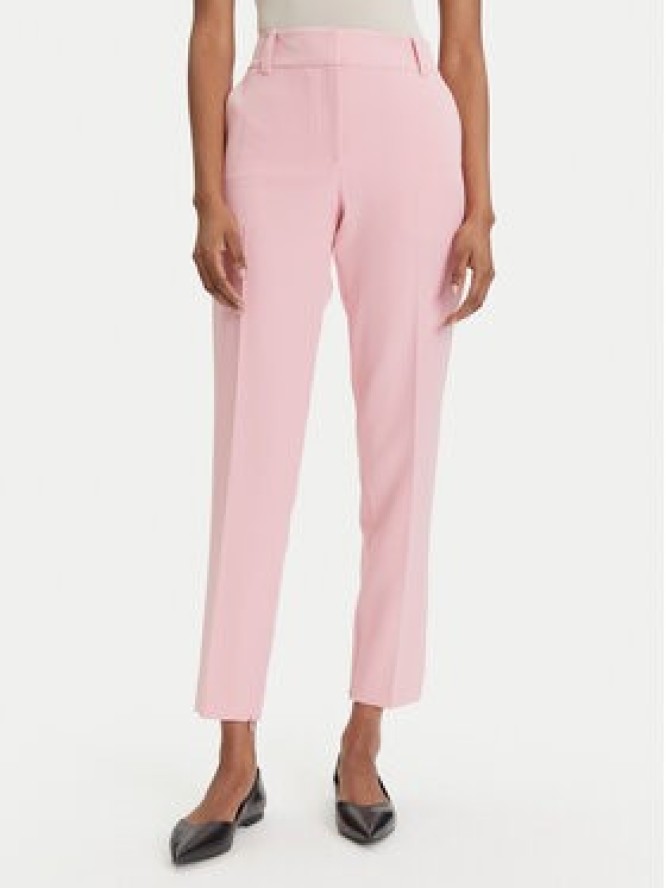 HUGO Spodnie materiałowe Hedima-1 50544742 Różowy Slim Fit