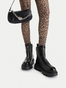 Juicy Couture Botki CEO-HY63020S-1 Czarny