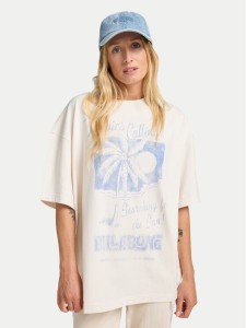 Billabong T-Shirt This Sunny Time EBJZT00479 Biały Loose Fit