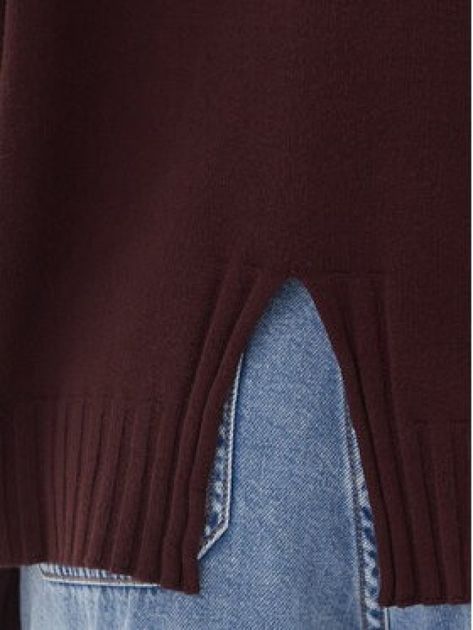 Kontatto Sweter 3M0808C Brązowy Relaxed Fit