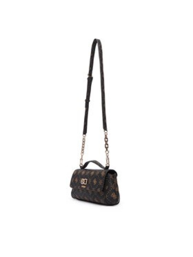 Guess Torebka Emelie Logo HWGP99 28190 Brązowy ciemny