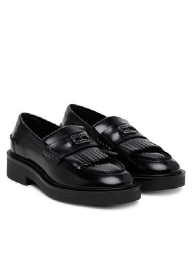 Tommy Jeans Loafersy Tjw Fringes Loafer EN0EN02790 Czarny