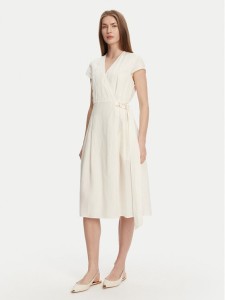 TWINSET Sukienka letnia 251TT2072 Écru Loose Fit