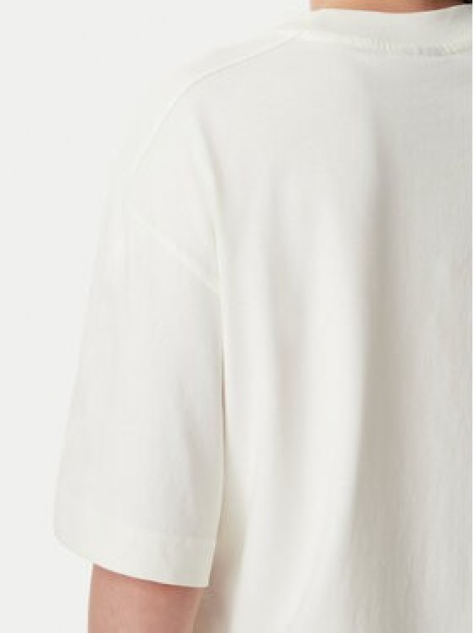 adidas T-Shirt Kit Small Logo KT0297 Kremowy Regular Fit